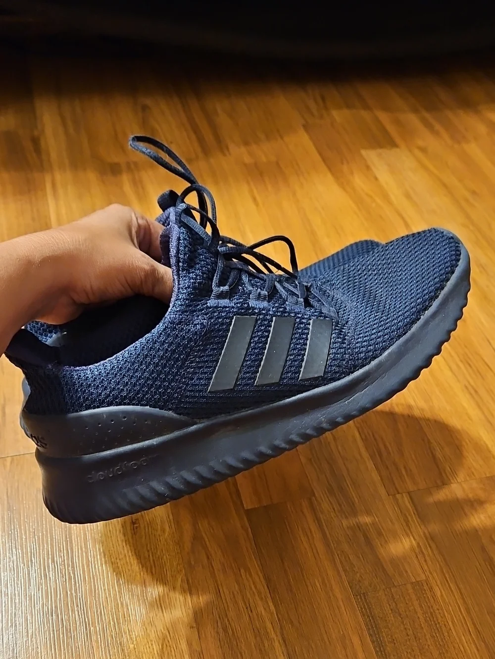 Adidas Cloudfoam Ultimate Navy Blue Shoes Size 10